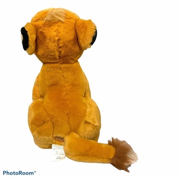 Vintage Disney Store Plush Simba Authentic Original 14” Stuffed Animal Lion - Picture 3 of 11